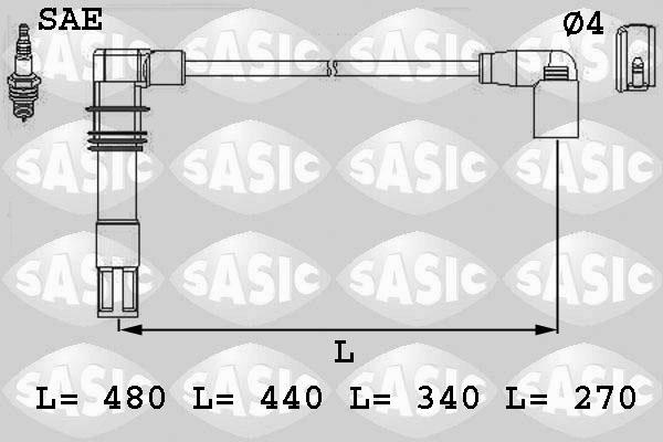Sasic 9286013 - Ignition Cable Kit car-mod.net