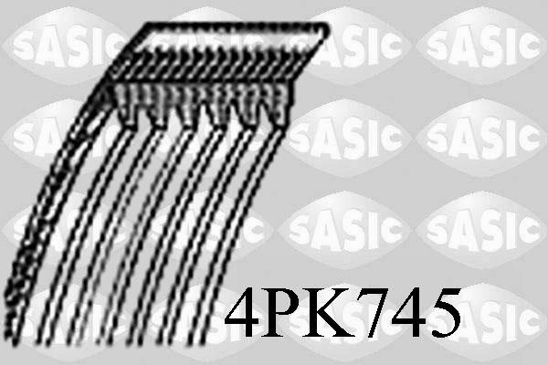 Sasic 4PK745 - V-Ribbed Belt car-mod.net