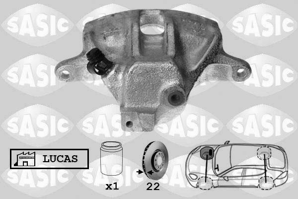 Sasic 6506019 - Brake Caliper car-mod.net