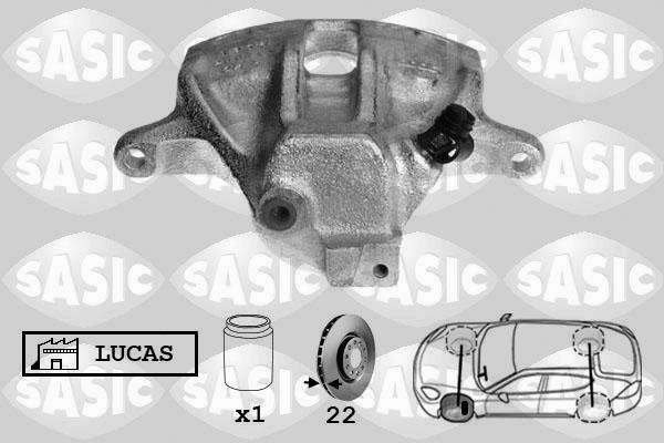Sasic 6506018 - Brake Caliper car-mod.net
