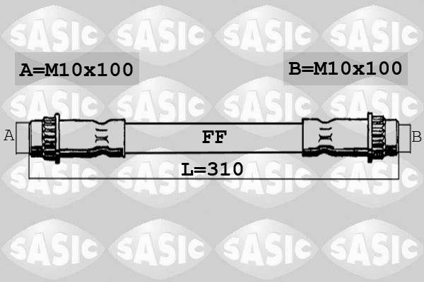 Sasic 6604033 - Brake Hose car-mod.net