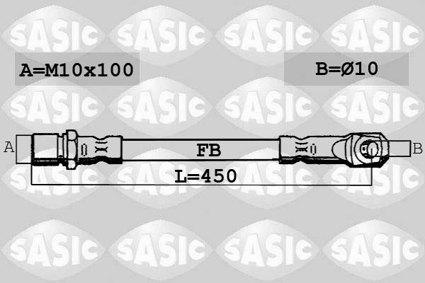 Sasic 6606015 - Brake Hose car-mod.net