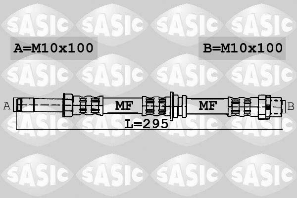 Sasic 6606115 - Brake Hose car-mod.net
