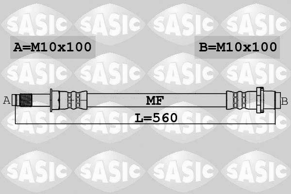 Sasic 6606241 - Brake Hose car-mod.net