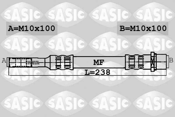 Sasic 6606202 - Brake Hose car-mod.net
