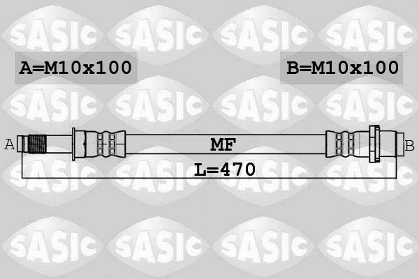 Sasic 6606230 - Brake Hose car-mod.net
