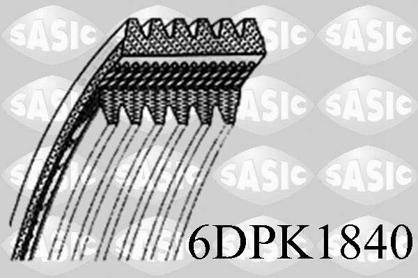 Sasic 6DPK1840 - V-Ribbed Belt car-mod.net