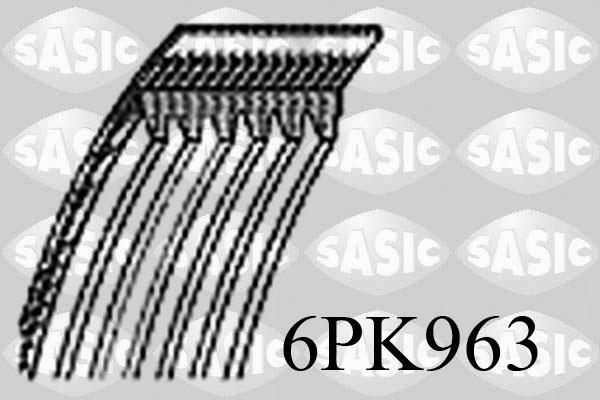 Sasic 6PK963 - V-Ribbed Belt car-mod.net