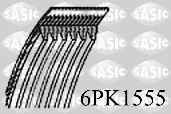 Sasic 6PK1555 - V-Ribbed Belt car-mod.net