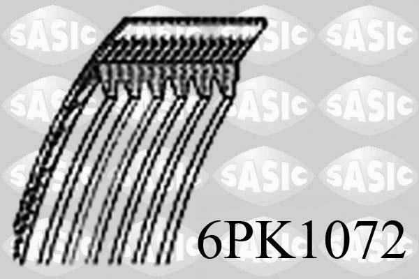 Sasic 6PK1072 - V-Ribbed Belt car-mod.net