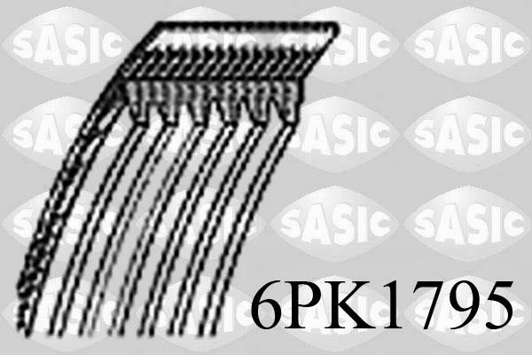 Sasic 6PK1795 - V-Ribbed Belt car-mod.net