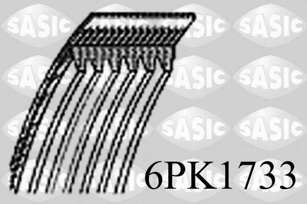 Sasic 6PK1733 - V-Ribbed Belt car-mod.net