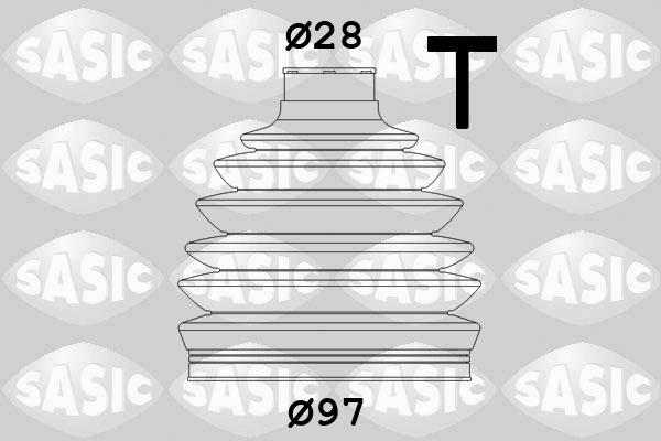 Sasic 1906061 - Bellow, drive shaft car-mod.net