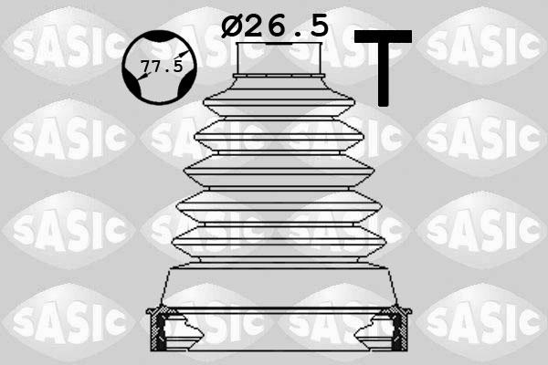 Sasic 1900048 - Bellow, drive shaft car-mod.net