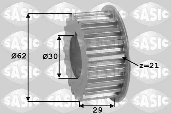 Sasic 1600001 - Crankshaft Gear car-mod.net
