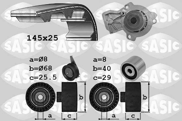 Sasic 3906110 - Water Pump & Timing Belt Set car-mod.net