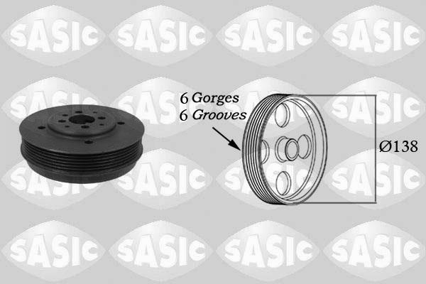 Sasic 2156011 - Belt Pulley, crankshaft car-mod.net