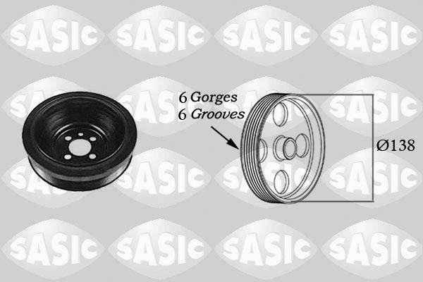 Sasic 2156021 - Belt Pulley, crankshaft car-mod.net