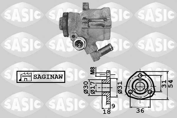 Sasic 7076008 - Hydraulic Pump, steering system car-mod.net