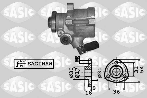 Sasic 7076039 - Hydraulic Pump, steering system car-mod.net