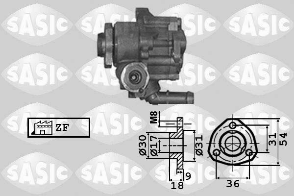 Sasic 7076023 - Hydraulic Pump, steering system car-mod.net