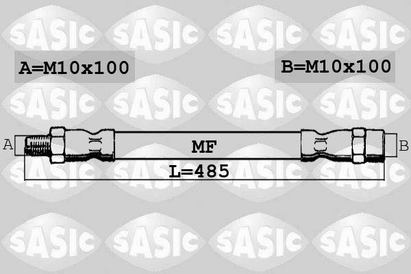 Sasic SBH6383 - Brake Hose car-mod.net