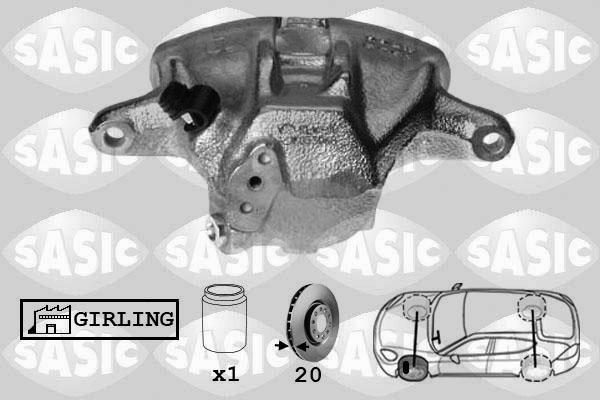 Sasic SCA6016 - Brake Caliper car-mod.net
