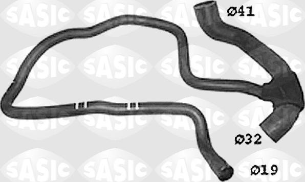 Sasic SWH6720 - Radiator Hose car-mod.net