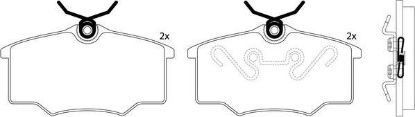 SB BP34830 - Brake Pad Set, disc brake car-mod.net