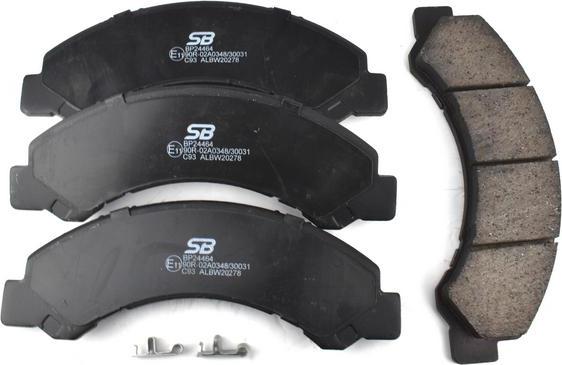SB BP24464 - Brake Pad Set, disc brake car-mod.net
