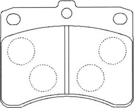 SB BP26114 - Brake Pad Set, disc brake car-mod.net