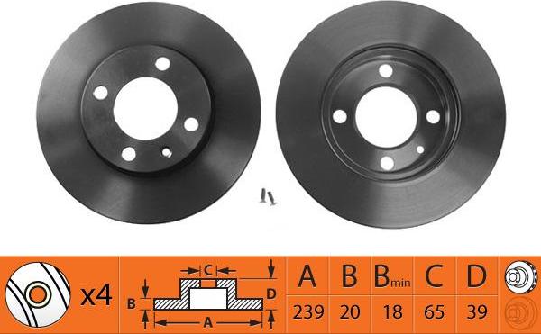 SB BR33134T - Brake Disc car-mod.net