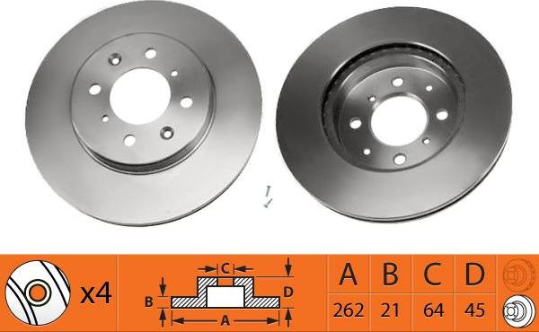 SB BR28106T - Brake Disc car-mod.net