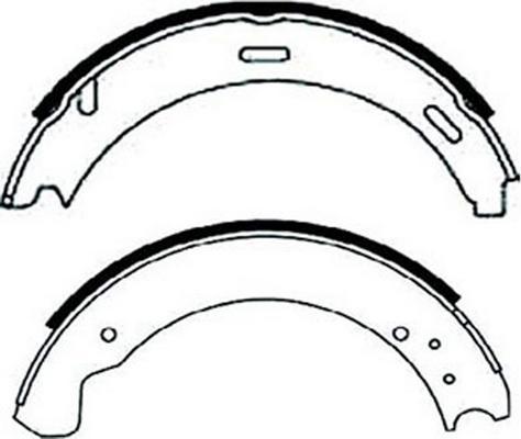 SB BS31515 - Brake Shoe Set, parking brake car-mod.net