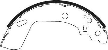 SB BS29991 - Drum Brake Shoe Set car-mod.net