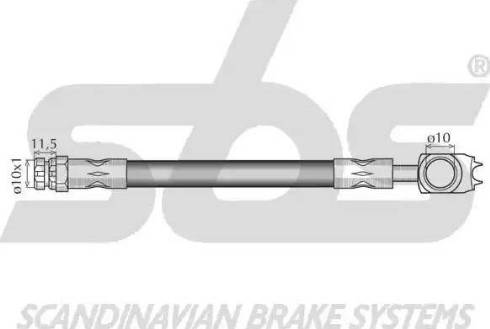 SBS 1330.8547102 - Brake Hose car-mod.net