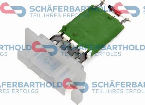 Schferbarthold 411 28 037 01 11 - Resistor, interior blower car-mod.net