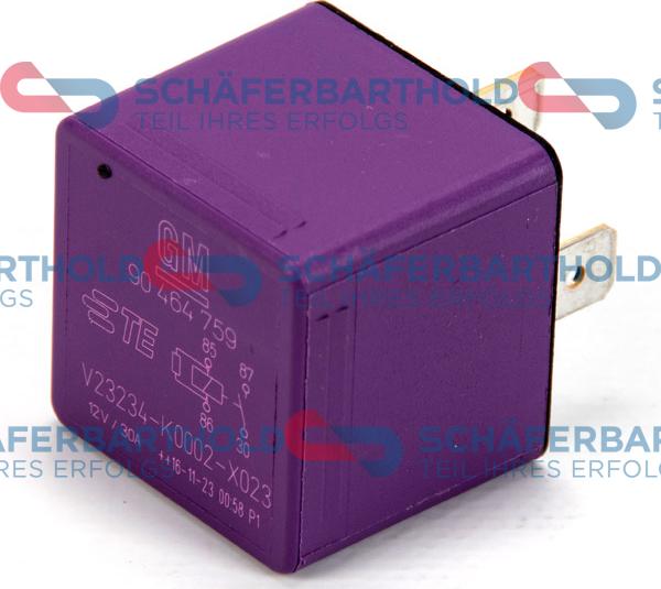 Schferbarthold 412 16 512 01 22 - Relay, fuel pump car-mod.net