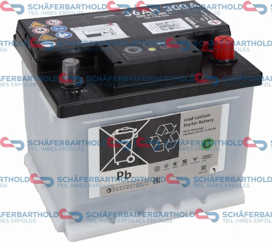 Schferbarthold 319 18 691 01 11 - Starter Battery car-mod.net