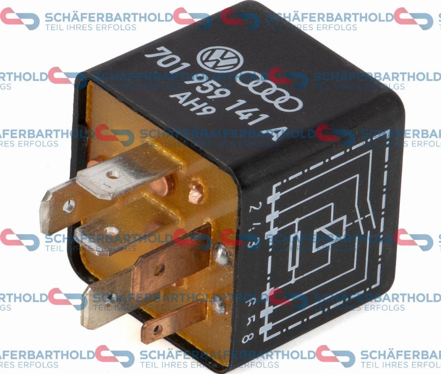 Schferbarthold 319 18 884 01 11 - Relay, air conditioning car-mod.net