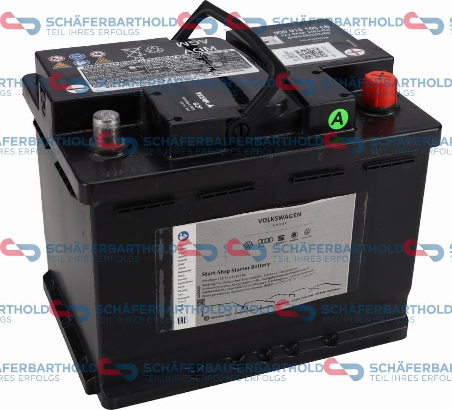 Schferbarthold 319 18 386 01 11 - Starter Battery car-mod.net