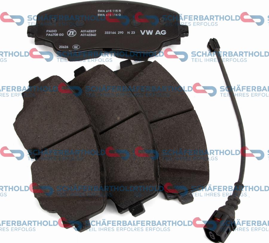Schferbarthold 319 18 749 01 11 - Brake Pad Set, disc brake car-mod.net