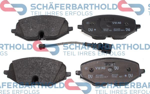 Schferbarthold 315 18 164 01 11 - Brake Pad Set, disc brake car-mod.net