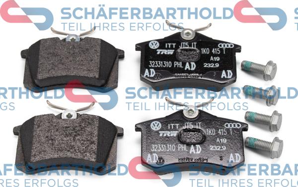 Schferbarthold 315 18 119 01 11 - Brake Pad Set, disc brake car-mod.net