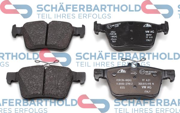 Schferbarthold 315 18 112 01 11 - Brake Pad Set, disc brake car-mod.net