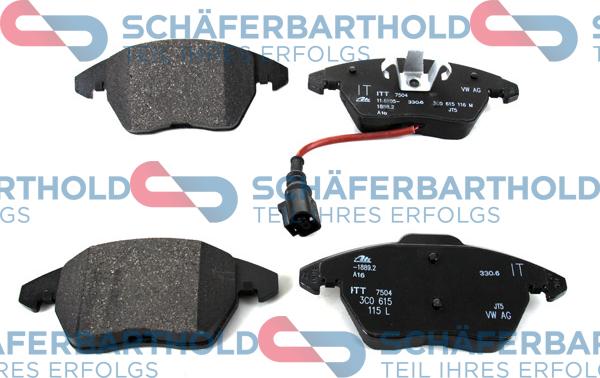Schferbarthold 315 18 126 01 11 - Brake Pad Set, disc brake car-mod.net