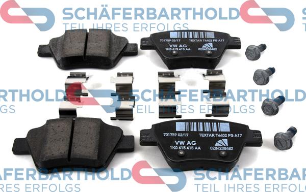 Schferbarthold 315 18 202 01 11 - Brake Pad Set, disc brake car-mod.net