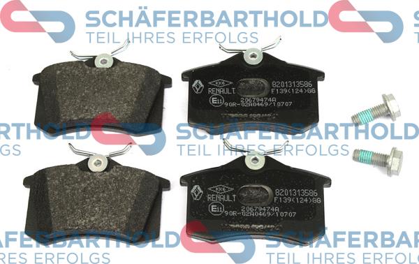 Schferbarthold 315 28 228 01 11 - Brake Pad Set, disc brake car-mod.net