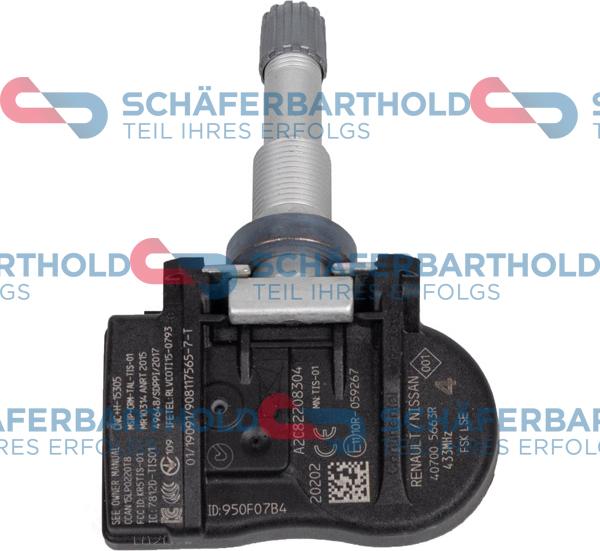 Schferbarthold 317 28 175 01 11 - Wheel Sensor, tyre pressure control system car-mod.net