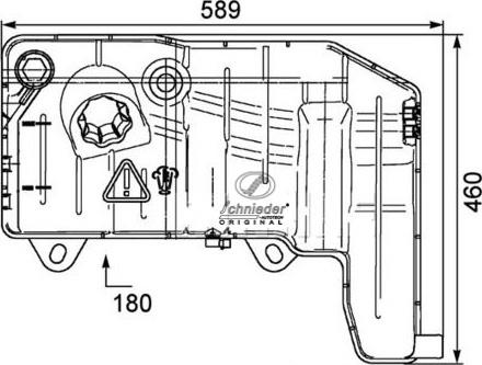 SCHNIEDER AUTOTECH IVT32.00045 - Expansion Tank, coolant car-mod.net